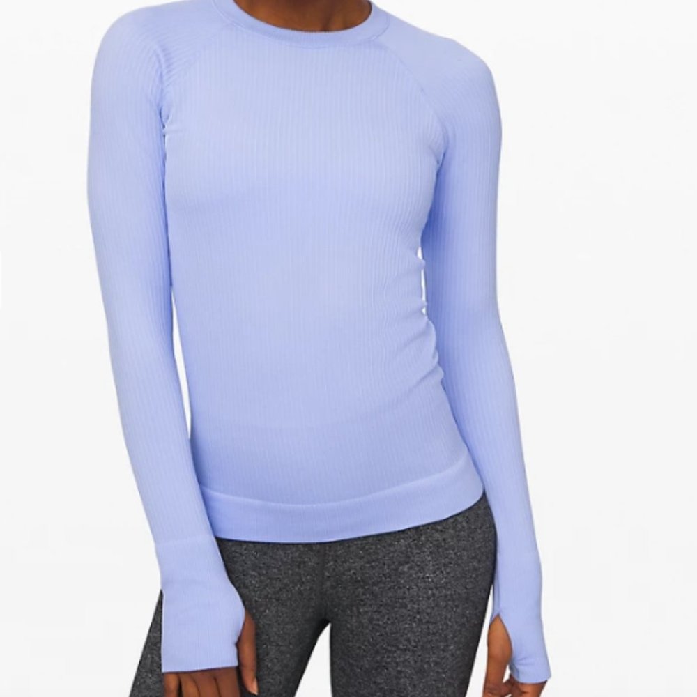 Lululemon Rest Less Pullover in Lavendar Dusk